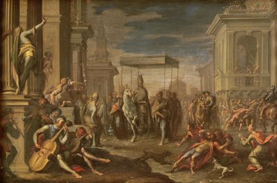 The Miracle of St. Ambrose by Sigismondo Caula